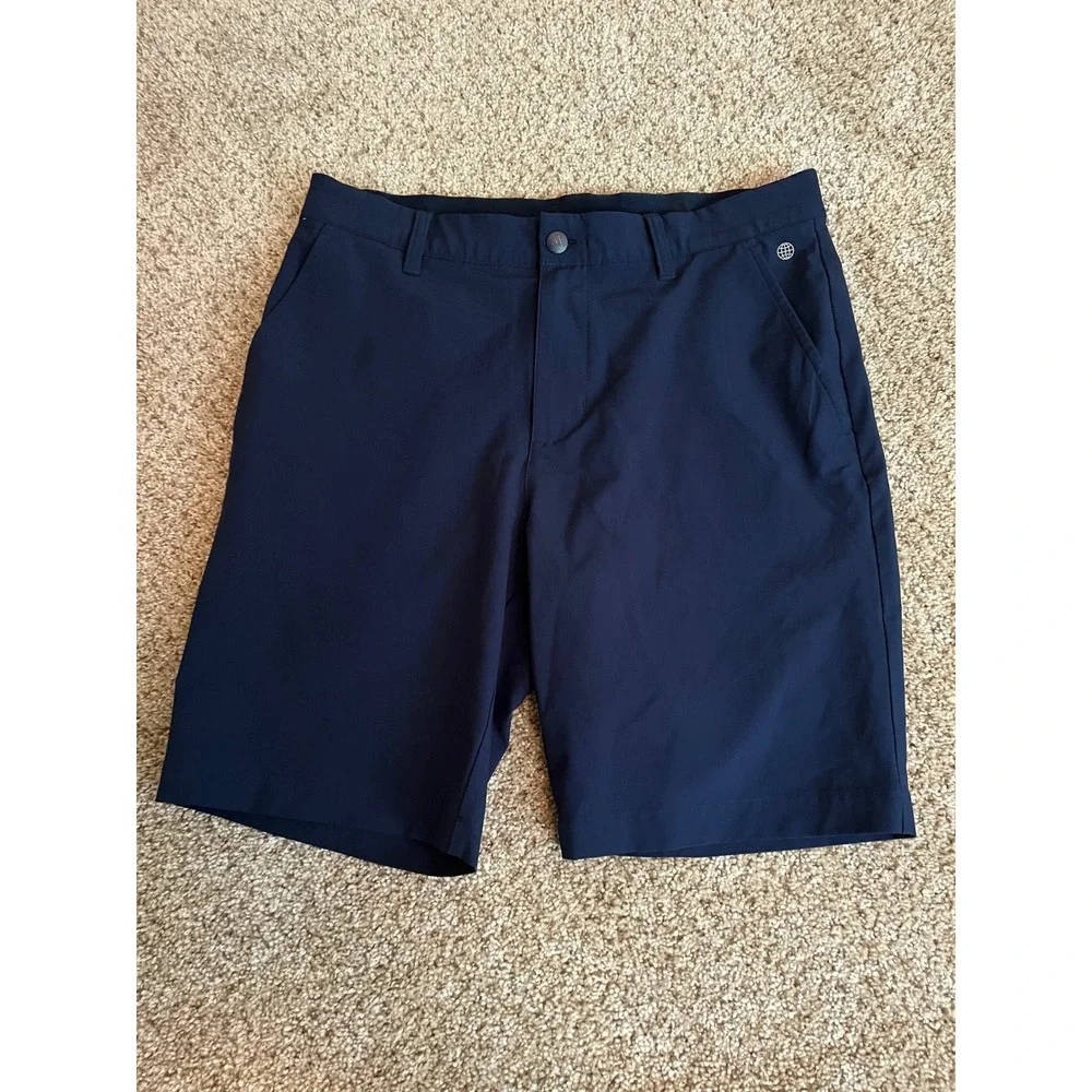 Adidas Ultimate 365 Mens Golf Shorts 30 Navy Blue Stretch Performance Activewear